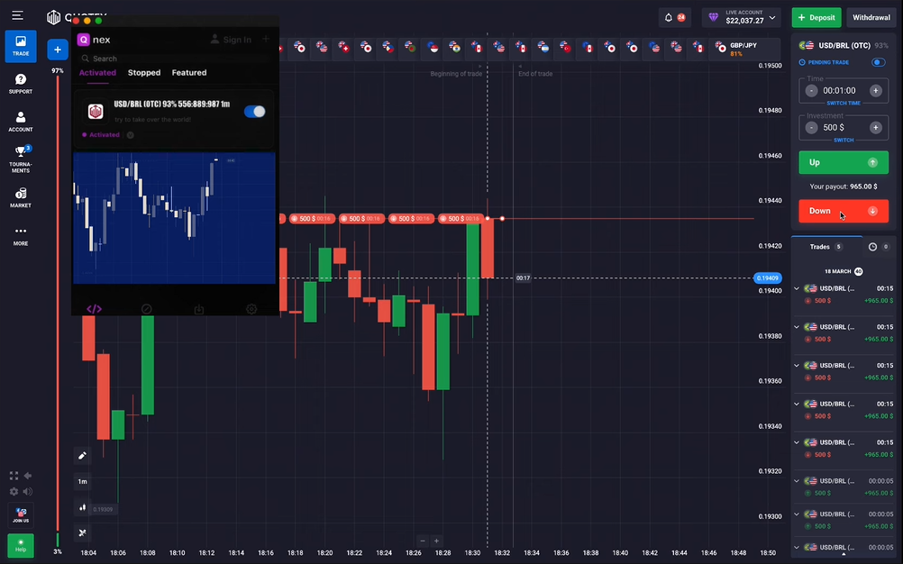 DigiMax Signal Dashboard Preview